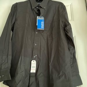 Nautica black button down, size 16 32/33